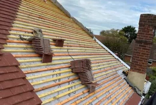 Ptched Roof installation