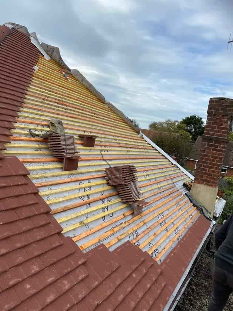 Ptched Roof installation