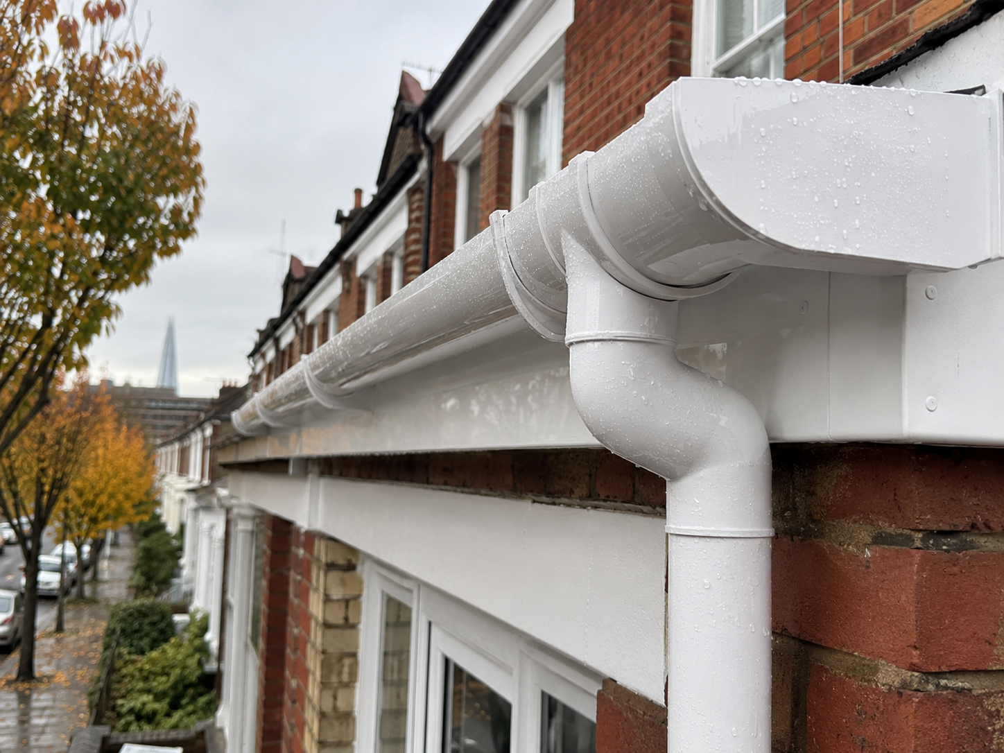 New roof installation on a Victorian terraced house in Hackney – Obsidian Roofing specialists fitting slate tiles